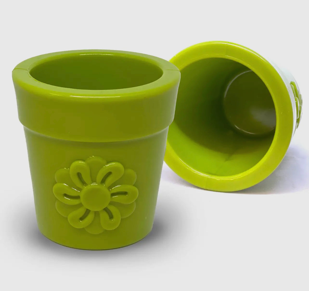 SODA PUP Green Flower Enrichment Pot