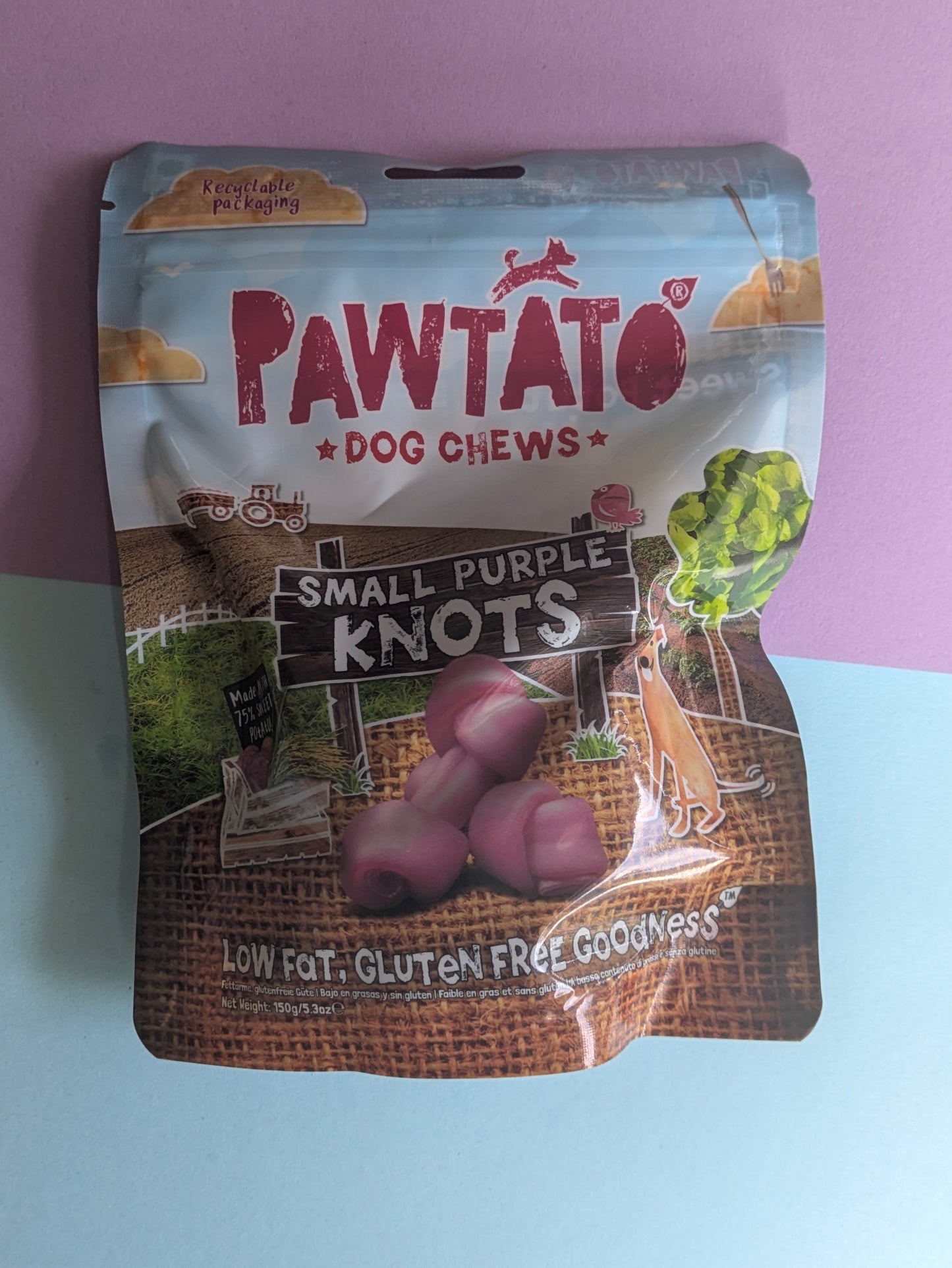 Pawtato Small Purple Knots