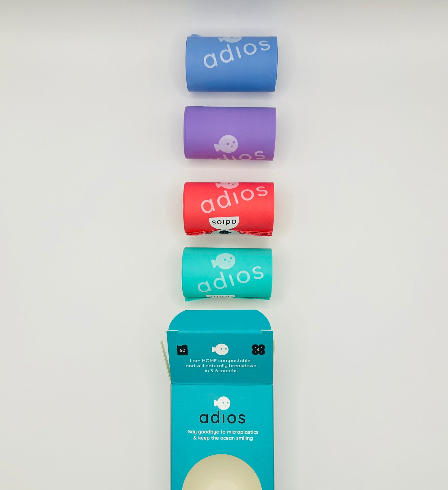 Rainbow - compostable Poo Bags