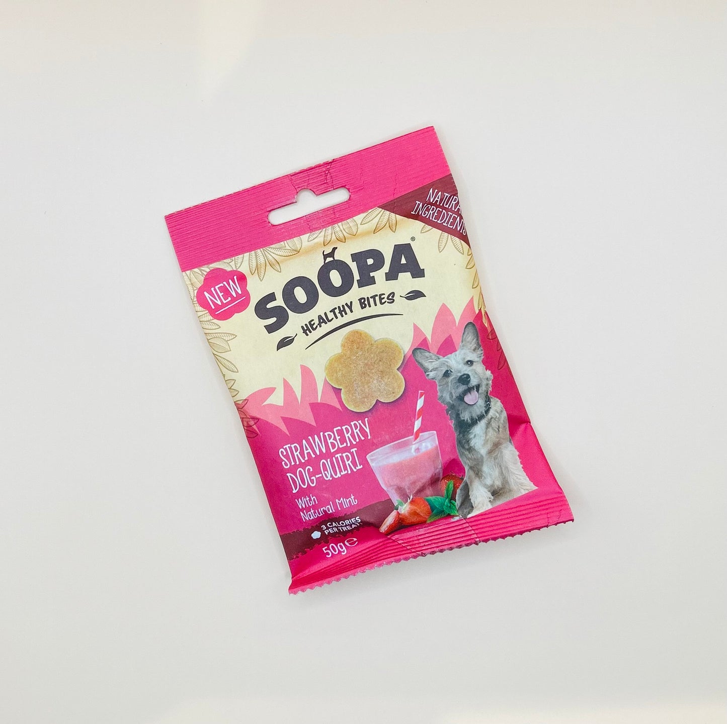SOOPA Strawberry dog-quiri healthy bites