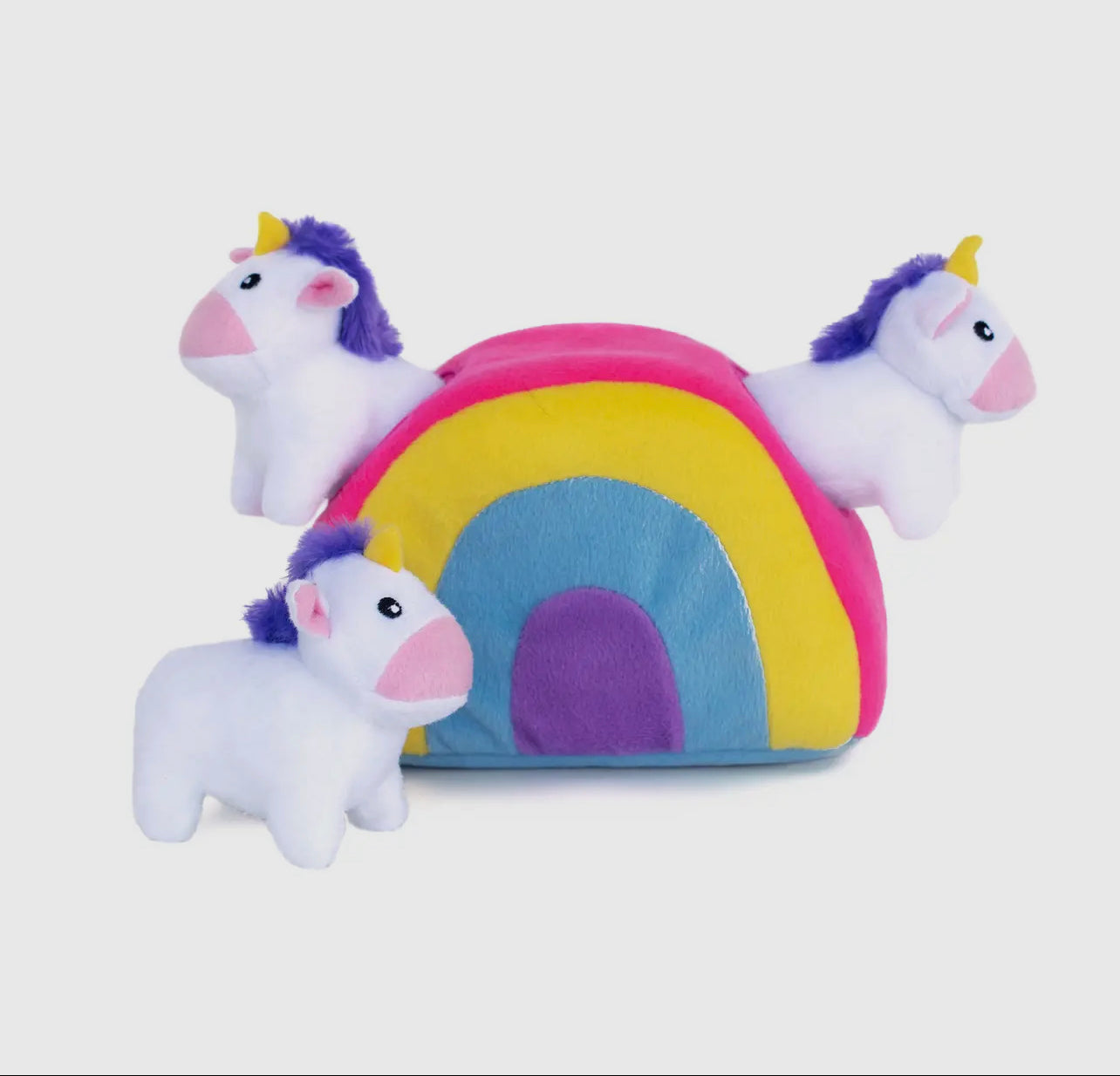 Zippypaws Unicorn burrow toy