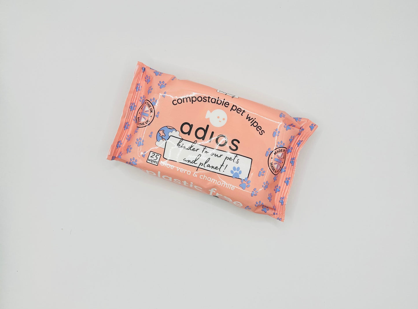 Compostable pet wipes