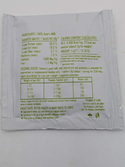 Goat Milk Sachet