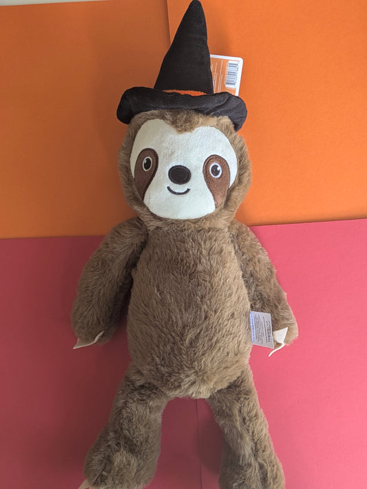 Halloween Witch Sloth Plush Toy
