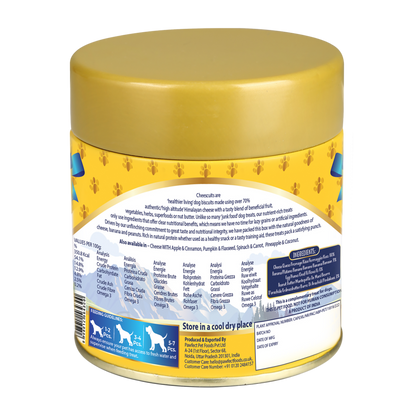 Pawfect Cheesecuits for Dogs - Banana & Peanut Butter (100g)