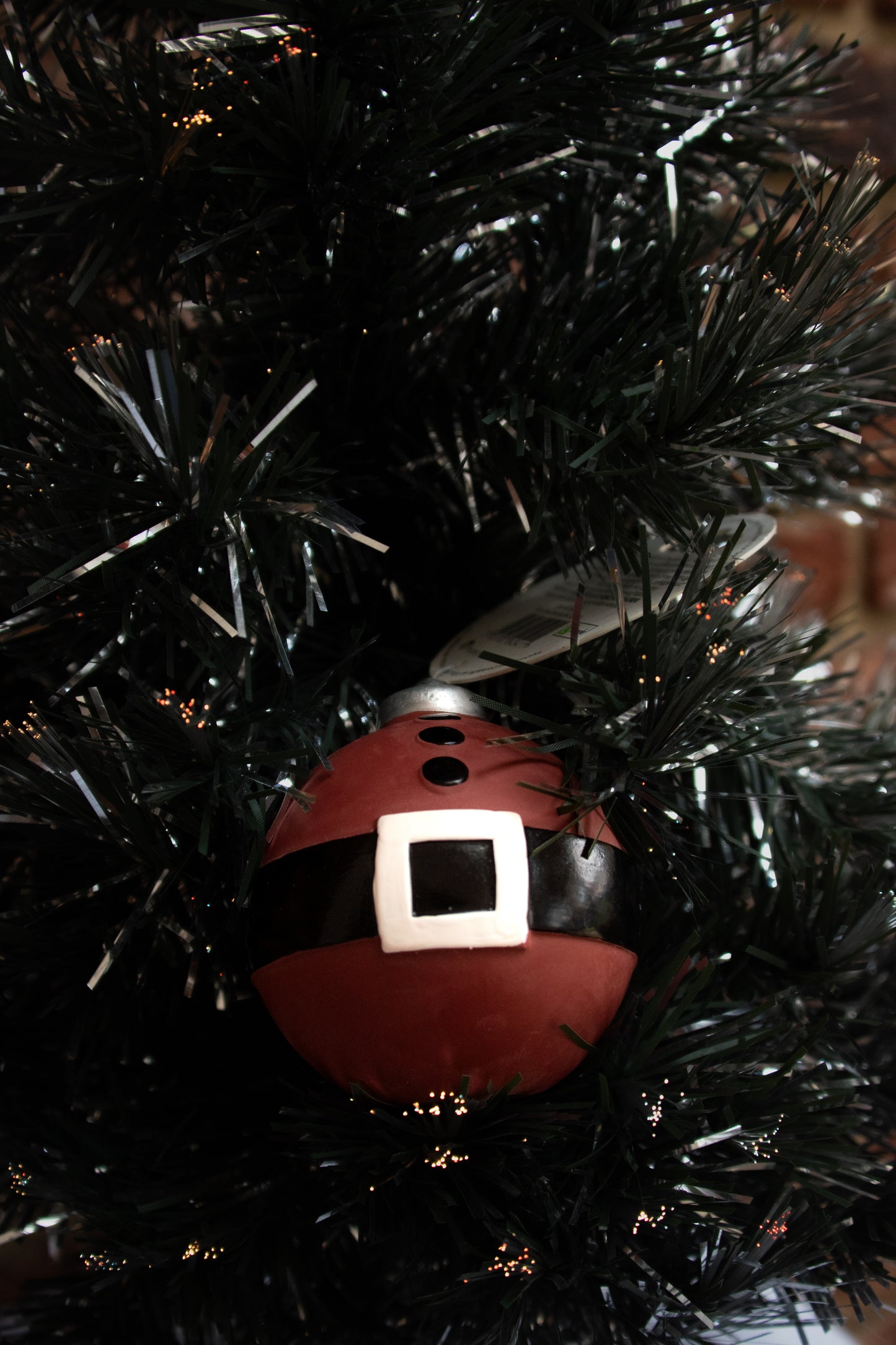 Claus Christmas Bauble Latex Dog Ball